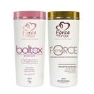 Force Cosméticos Kit Capilar Profissional Boltox Premium Orgânico 1kg Máscara Restauradora 1kg