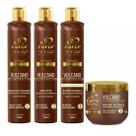Force Cosméticos Kit Vulcano Reconstrução Capilar Profissional Em 4 Passos