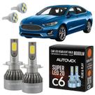 Ford Fusion 2006 A 2016 Lâmpada Farol Baixo LED H7 Carro T10