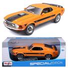 Ford Mustang Mach 1 1970 Laranja Metal Special Edition 1/18 Maisto