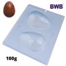 Forma 3 Partes com Silicone BWB - Ovo de Páscoa de 100g/150g/250g/350g/500g