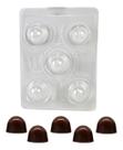 Forma 3 Partes Com Silicone Para Bombom Bombons 20g Molde