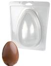 Forma 3 Partes Silicone Para Chocolate 350g Ovo Pascoa Molde