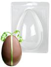Forma 3 Partes Silicone Para Chocolate Ovo Páscoa Molde 500g