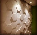 Forma 3d Abs Cimento/gesso Colmeia Gigante