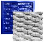Forma 3D Gesso e Cimento ABS 1mm - Dunas pedra 30x30 cm