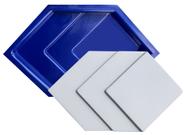 Forma 3D Gesso e Cimento ABS 1mm - Quadrant 19,5x35 cm