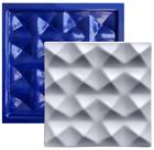 Forma 3D Gesso e Cimento ABS 1mm - Sahara 29x29 cm
