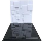Forma 3D Gesso e Cimento ABS- Mosaico Liso 50x50 Forma 3D Gesso e Cimento ABS- Mosaico Liso 50x50
