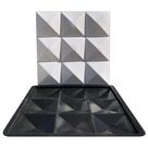 Forma 3D Gesso e Cimento ABS - Pirâmide Forma 3D Gesso e Cimento ABS - Pirâmide