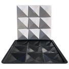 Forma 3D Gesso e Cimento ABS - Pirâmide Forma 3D Gesso e Cimento ABS - Pirâmide
