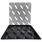 Forma 3D Gesso e Cimento ABS - Polígonos 30x30