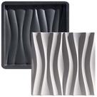 Forma 3D Gesso e Cimento ABS - Riviera 40x40 Forma 3D Gesso e Cimento ABS - Riviera 40x40
