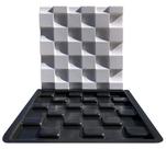 Forma 3D Gesso e Cimento ABS - Xadrez 50x50 Forma 3D Gesso e Cimento ABS - Xadrez 50x50