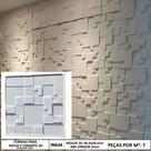 Forma 3d Mosaico Liso B 40x40cm Abs 2mm Molde Para cimento/concreto/gesso 3d IN644