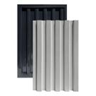 Forma 3d Ripado Placa Gesso Cimento Abs 50x30 Imediato Cor Preto Forma 3d Ripado Placa Gesso Cimento Abs 50x30 Imediato Cor Preto
