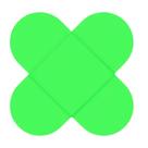 Forma 4 Petálas Verde Neon 50 Un - Nc Toys