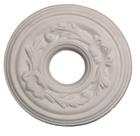 Forma Abs Virgem 1,5mm Florão Decorado 40cm Gesso E Cimento
