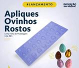 Forma acetato apliques de ovinhos rostos 20gr (881) porto forma