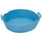 Forma Air Fryer Silicone Antiaderente Reutilizável Para Fritadeira Microondas Assadeira Forno Bandeja Cesta Cestinha For