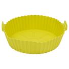 Forma Air Fryer Silicone Antiaderente Reutilizável Para Fritadeira Microondas Assadeira Forno Bandeja Cesta Cestinha Forminha