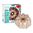 Forma Alumínio com Furo Bolo Torta Doce Profissional Bloom