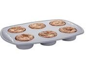 Forma Antiaderente Silicone Assadeira Bolo Muffin