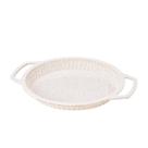 Forma Assadeira De Silicone Redonda Baixa Rasa Para Torta Doces Antiaderente
