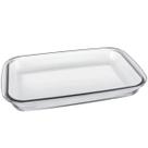 Forma Assadeira De Vidro Borossilicato Retangular 1,6l Travessa Refratária Pequena Marinex Forma Assadeira De Vidro Borossilicato Retangular 1,6l Travessa Refratária Pequena Marinex