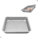 Forma Assadeira Quadrada Polida Pequena Forninho Air fryer