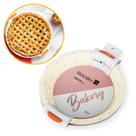 Forma Assadeira Redonda de Silicone 27 cm da Hercules Bakery Sem Furo Para Bolos e Tortas