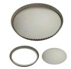 Forma Baixa Fundo Removível Mimo Style Lumiere 28 cm x 3,5 cm Champagne - Mimo Style - 7899655009833 Forma Baixa Fundo Removível Mimo Style Lumiere 28 cm x 3,5 cm Champagne - Mimo Style - 7899655009833