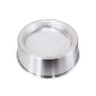 Forma Ballerine em Alumínio Polido Bolo Piscina Vulcão 20cm Forma Ballerine em Alumínio Polido Bolo Piscina Vulcão 20cm