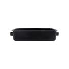 Forma Bandeja Retangular Ewel Esmaltada M Preto 1500ml