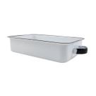 Forma Bandeja Retangular Ewel Esmaltada P Branco 800ml