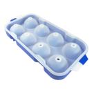 Forma Bola de Gelo em Silicone com 8 Espaço
