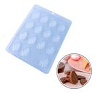 Forma Bombom Tablete Acetato 10 Cavidades Páscoa Coelho Transparente Forma Bombom Tablete Acetato 10 Cavidades Páscoa Coelho Transparente