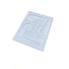 Forma com Silicone 3 Partes Bengala de Natal 10233 BWB un