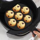 Forma Cupcake Air Fryer 7 Cavidades Silicone Sortida Muffin Bolinho Assar Reutilizável