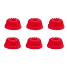 Forma cupcake de silicone bolinho pudim c/6 un sobremesa