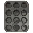 Forma Cupcake de Silicone Cinza 29x22x3cm