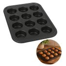 Forma Cupcake Muffin Bolo Empada 12 Cavidades Antiaderente Forma Cupcake Muffin Bolo Empada 12 Cavidades Antiaderente