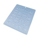 Forma de acetato alfabeto pequeno cod 708 bwb