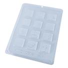 Forma de Acetato Aplique Tabletinho Quadrado Páscoa - Ref.10612 - 1 unidade - BWB - Rizzo Forma de Acetato Aplique Tabletinho Quadrado Páscoa - Ref.10612 - 1 unidade - BWB - Rizzo