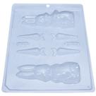 Forma de acetato coelho com cenoura cod 232 - BWB