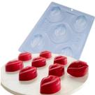 Forma de Acetato Especial Bombom Boca Beijo Trufa 3 Unidades
