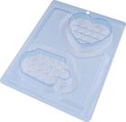 Forma de Acetato Forma Especial - Pop It Sorvete E Coracao 10287 - 01 Unidade - BWB