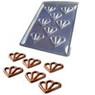 Forma de Acetato Simples Coração Estilizado Doces Finos Arabesco