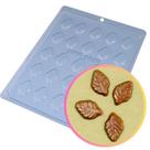 Forma de Acetato Simples Folha Aplique Doces Finos Acabamento