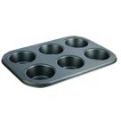 Forma De Aço Carbono 6 Cavidade Cupcakes Pão De Queijo 26x18